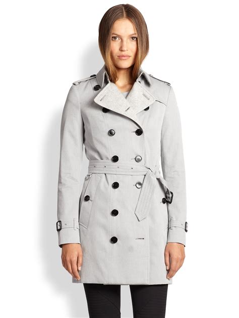 burberry white and grey back|burberry grey trench coat.